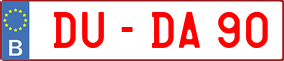 Truck License Plate